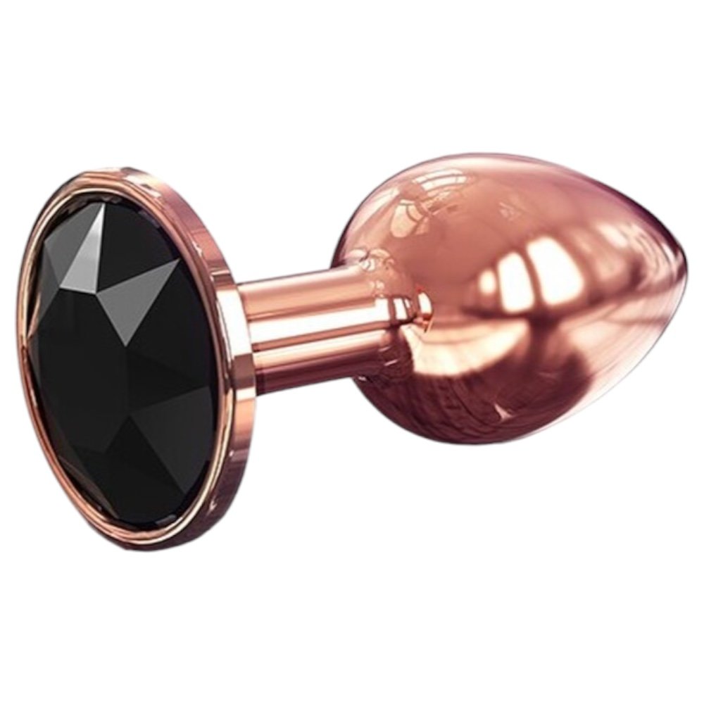Dorcel Diamond Jewelled Rose Gold Metal Butt Plug Small