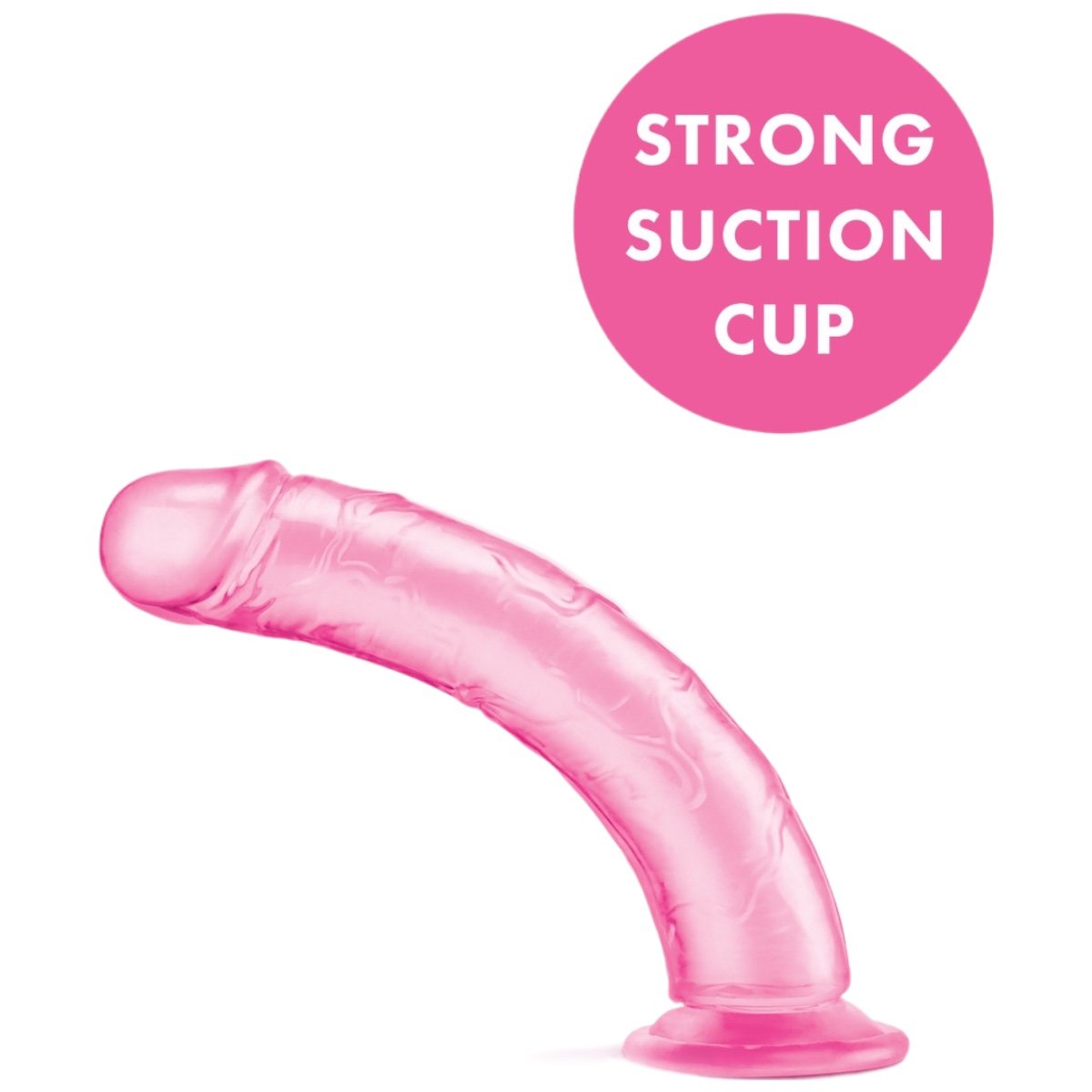 Me You Us Ultra Cock Pink Jelly Suction Cup Dildo 7 Inch