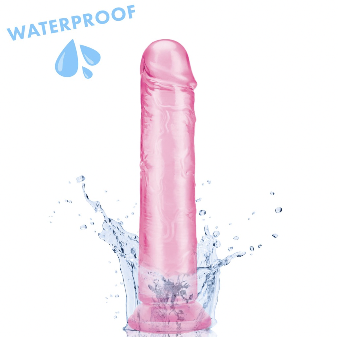 Me You Us Ultra Cock Pink Jelly Suction Cup Dildo 7 Inch