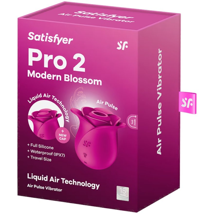 Satisfyer Pro 2 Modern Blossom Rose Air Pulse Rechargeable Clitoral Vibrator