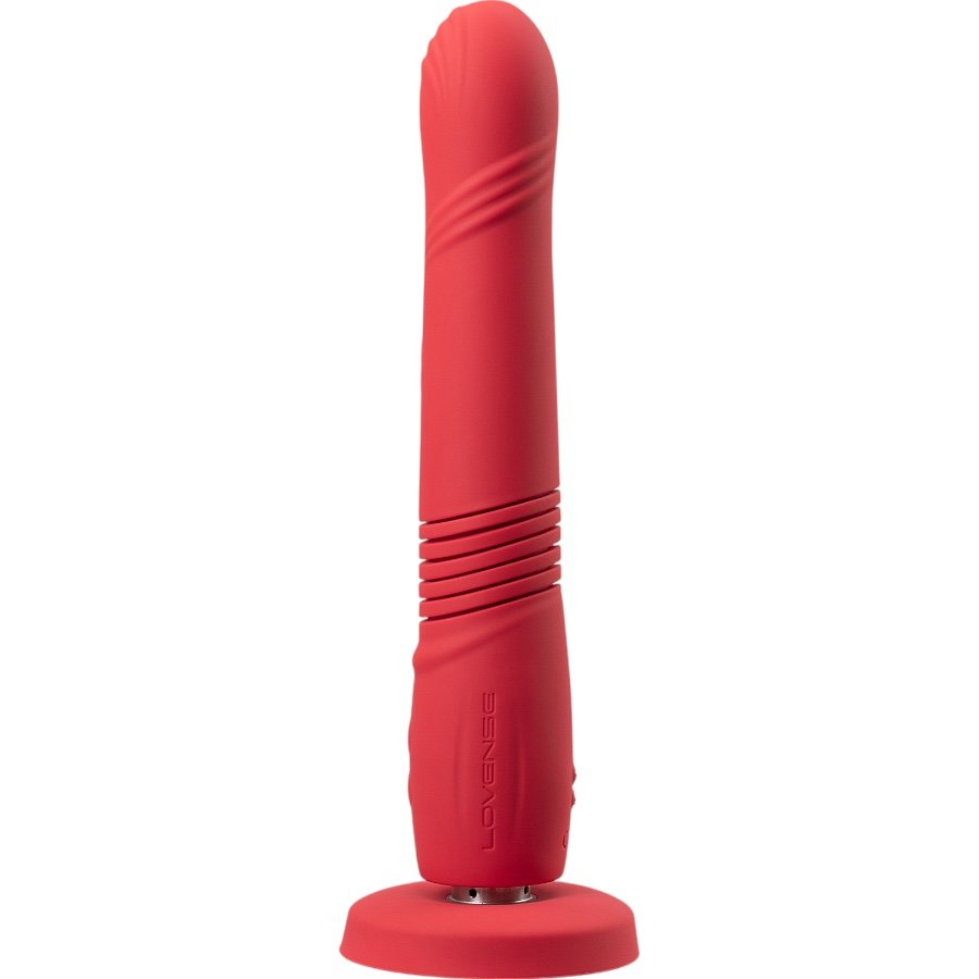 Lovense Gravity App Controlled Rechargeable Thrusting and Vibrating Dildo