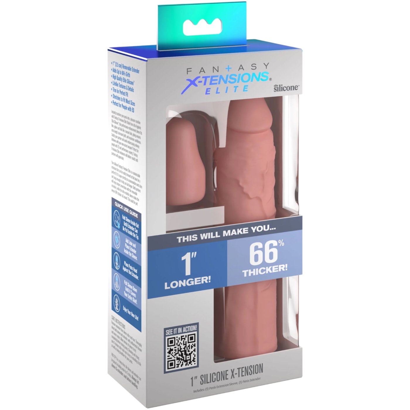 Fantasy X-tensions Elite 1 Inch Penis Extender