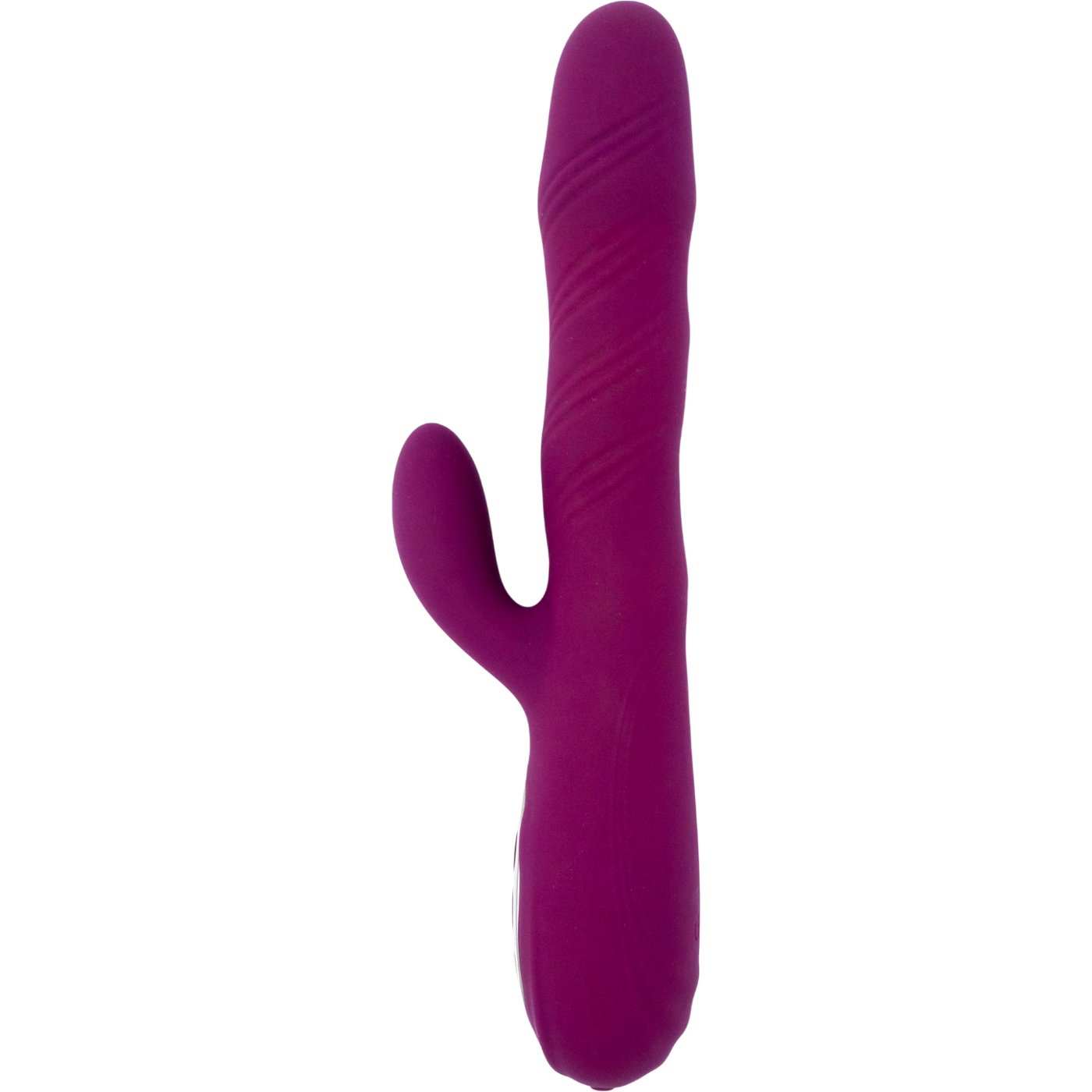 Cosmopolitan Luminous Rechargeable Rabbit Vibrator with Massage Beads Purple