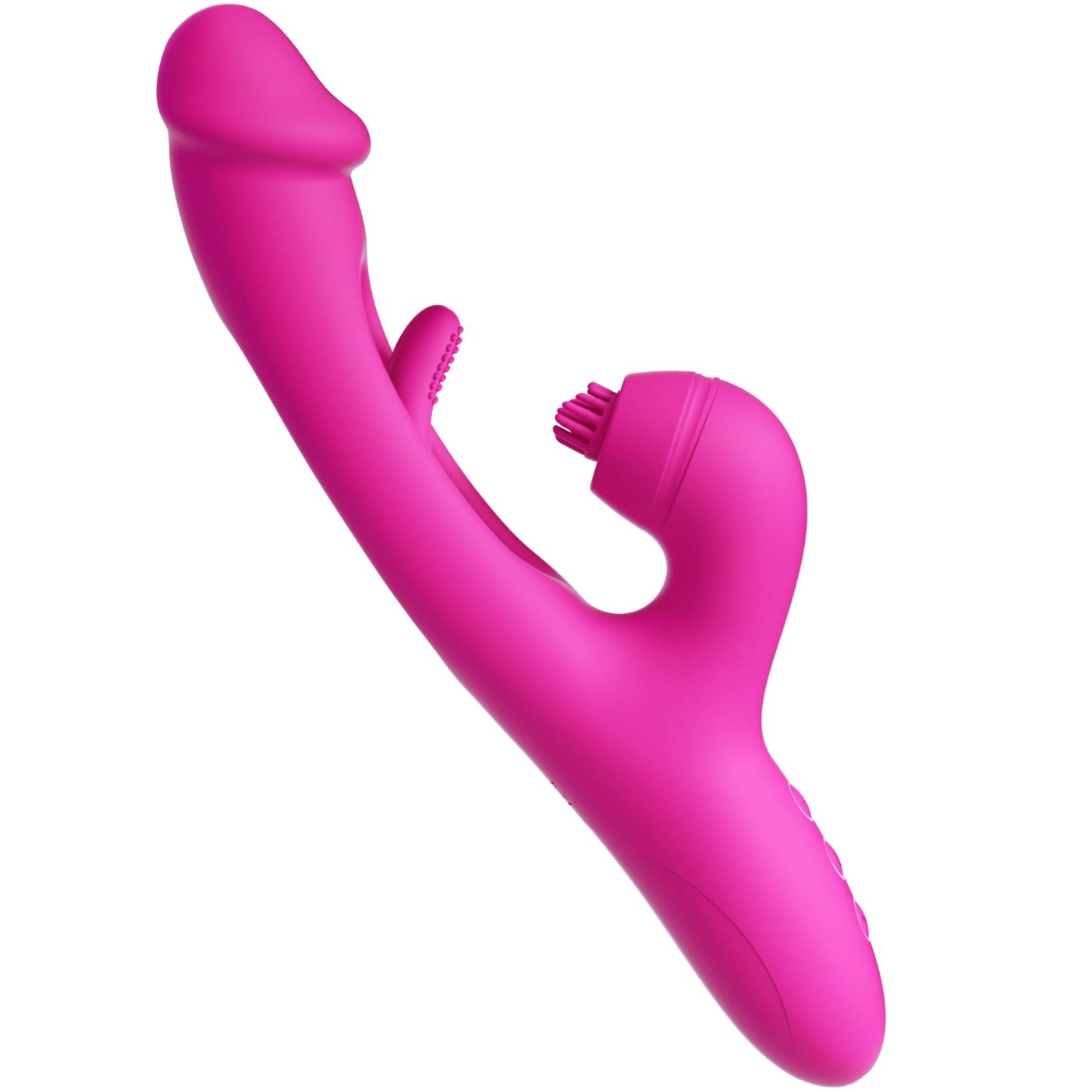 Amovibe G Spot Ultra Flapping G-Spot & Clitoral Vibrator with 4 Replaceable Sleeves