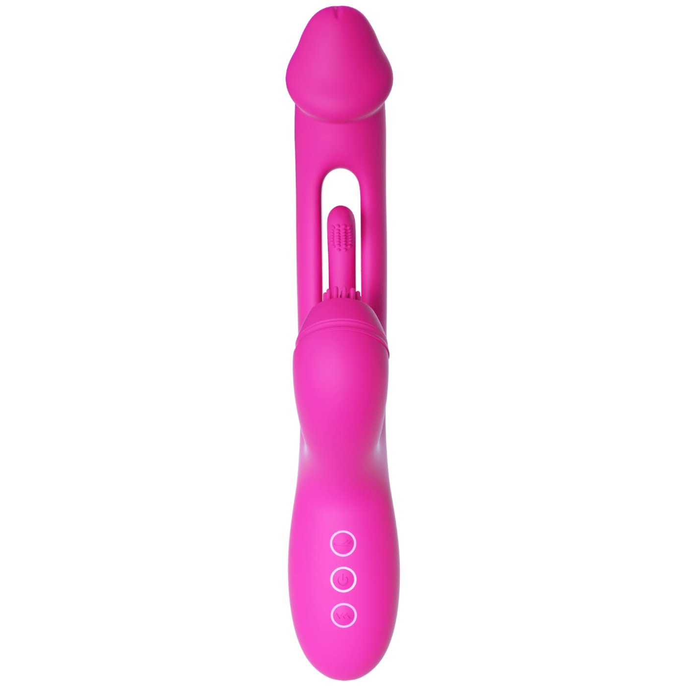 Amovibe G Spot Ultra Flapping G-Spot & Clitoral Vibrator with 4 Replaceable Sleeves