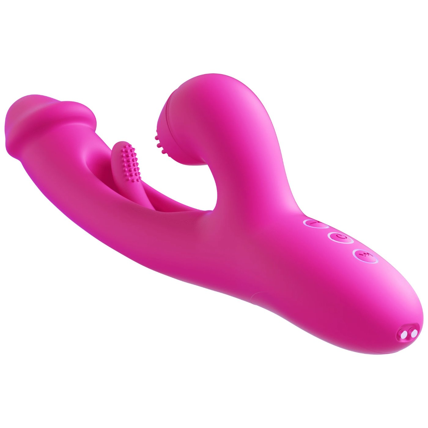 Amovibe G Spot Ultra Flapping G-Spot & Clitoral Vibrator with 4 Replaceable Sleeves