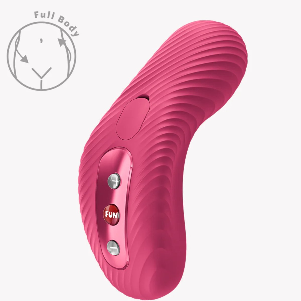 Fun Factory Laya III Rechargeable Lay-On Vibrator, Raspberry – Fun Factory