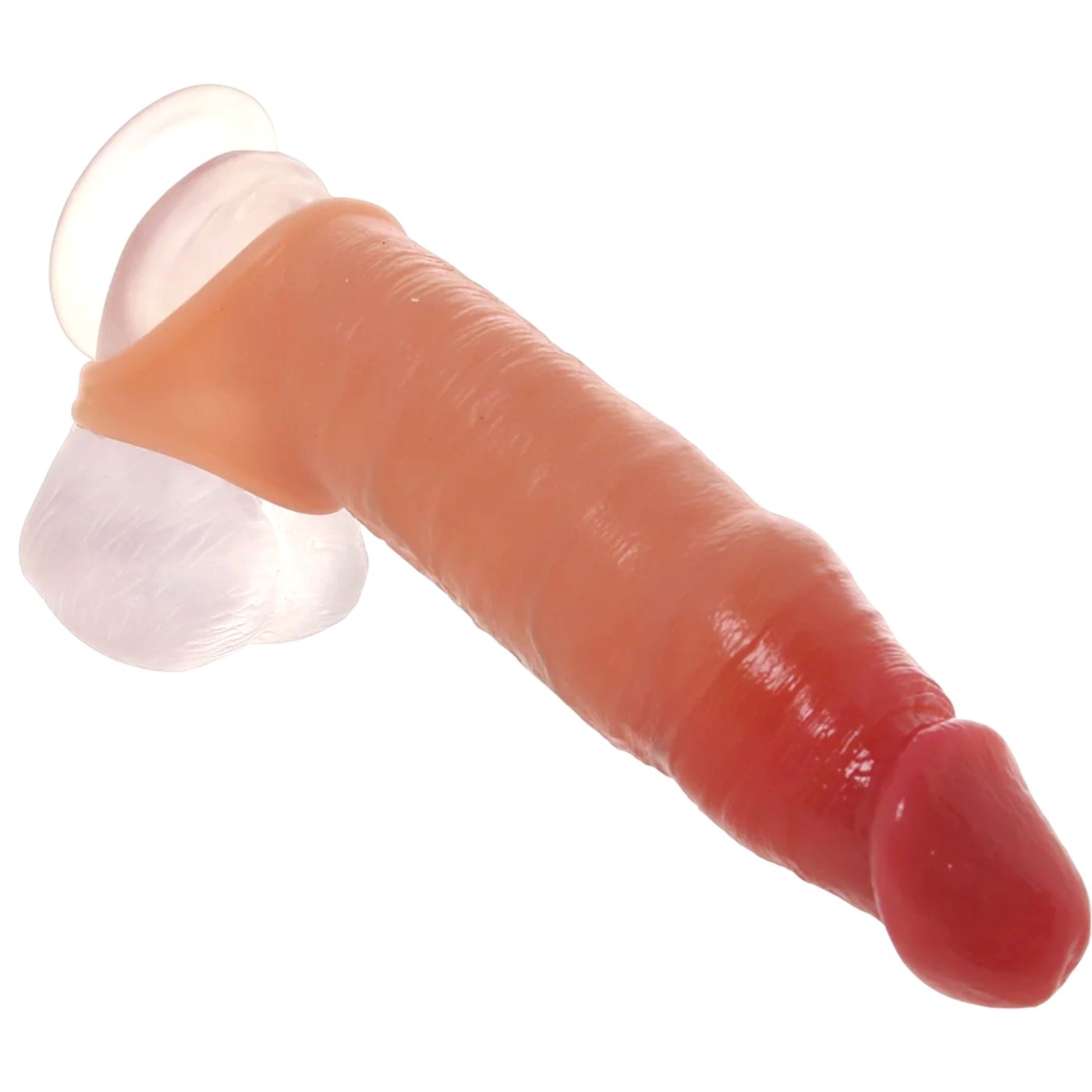 Blue Line 7.75 Inch Super Real Penis Extension Sleeve with Ball Constriction Loop