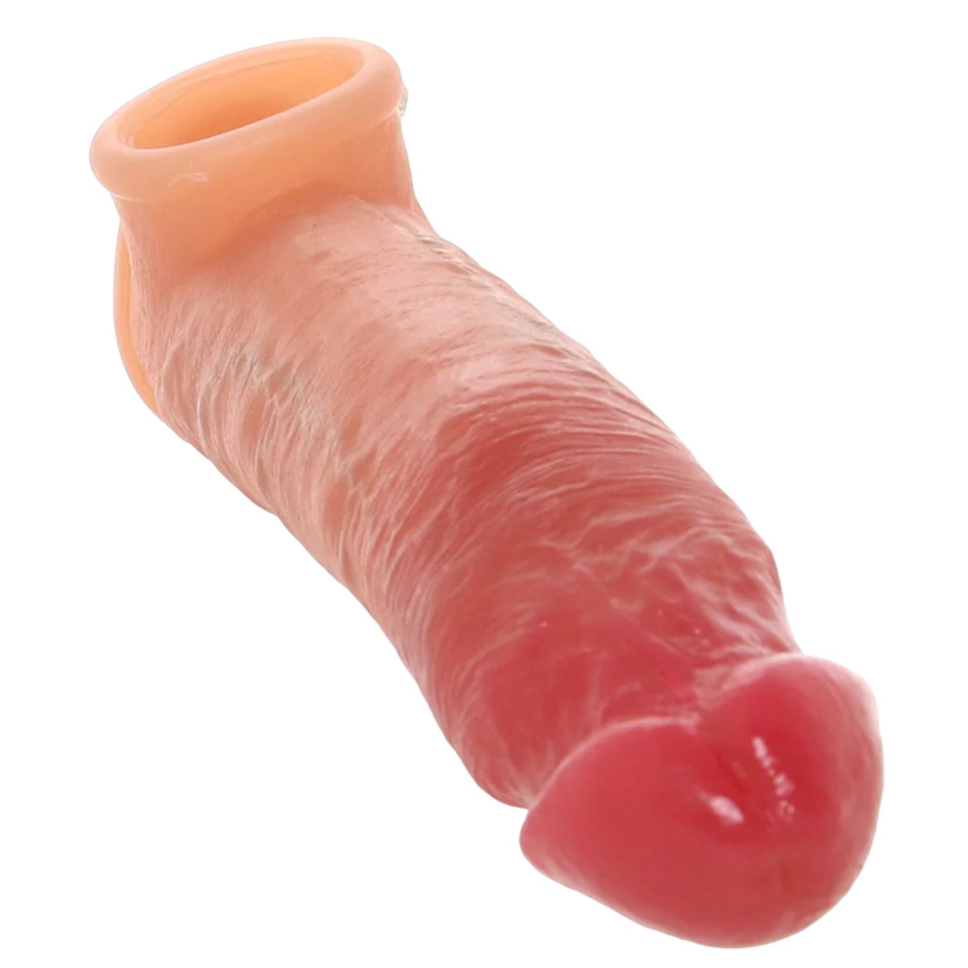 Blue Line 7.75 Inch Super Real Penis Extension Sleeve with Ball Constriction Loop