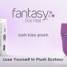 Fantasy For Her Lush Kiss Plush Tongue Vibrator with Suction