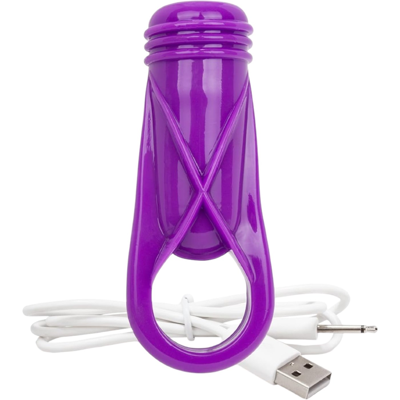 Screaming O Charged OYeah! Plus Rechargeable Vibe Ring Purple