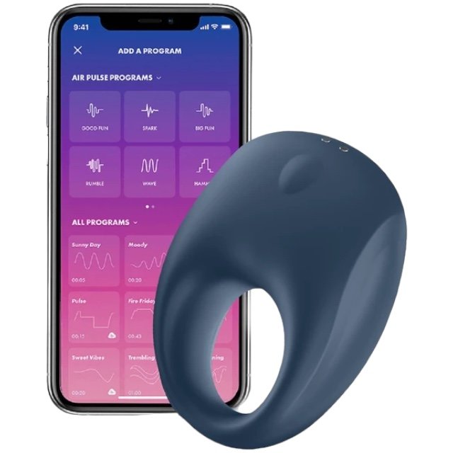 Satisfyer Strong One App Controlled Rechargeable Cock Ring