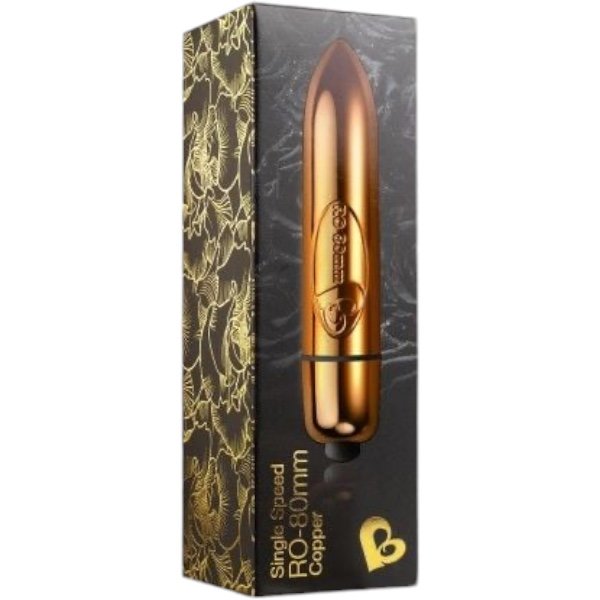 Rocks Off RO-80 Vibrating Bullet 7 Speed - Gold