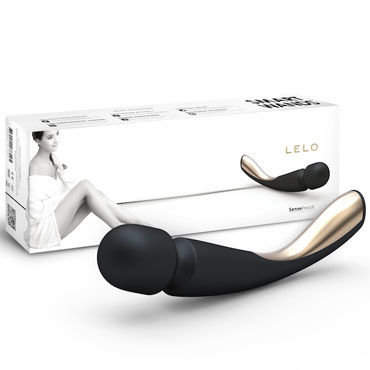 LELO Smart Wand Medium Rechargeable Vibrator Black