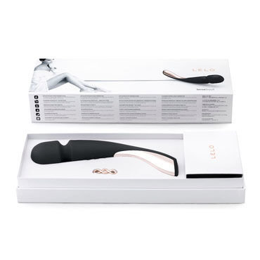 LELO Smart Wand Medium Rechargeable Vibrator Black