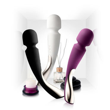 LELO Smart Wand Medium Rechargeable Vibrator Black
