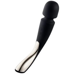 LELO Smart Wand Medium Rechargeable Vibrator Black
