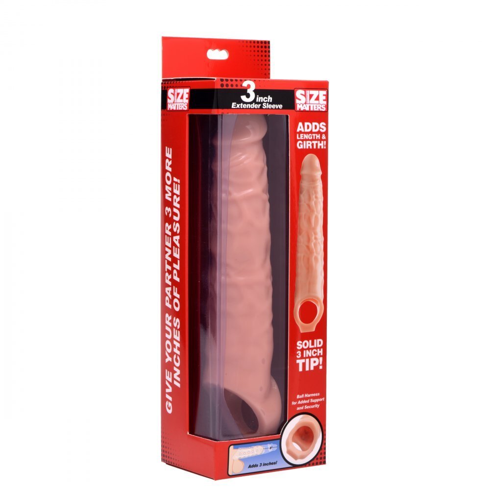 Size Matters 3 Extra Inches Penis Extender with Ball Loop