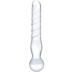 Glas Joystick Clear Glass Dildo 8 Inch