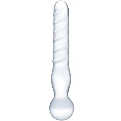 Glas Joystick Clear Glass Dildo 8 Inch