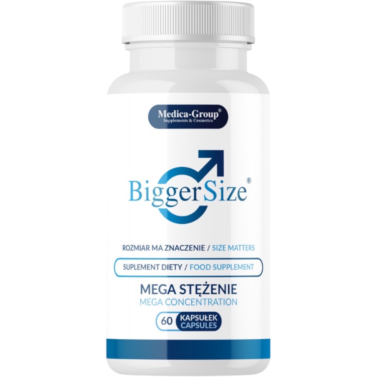 BiggerSize Erection Enhancer and Enlarger Capsules (60 Pack) – Medica Group