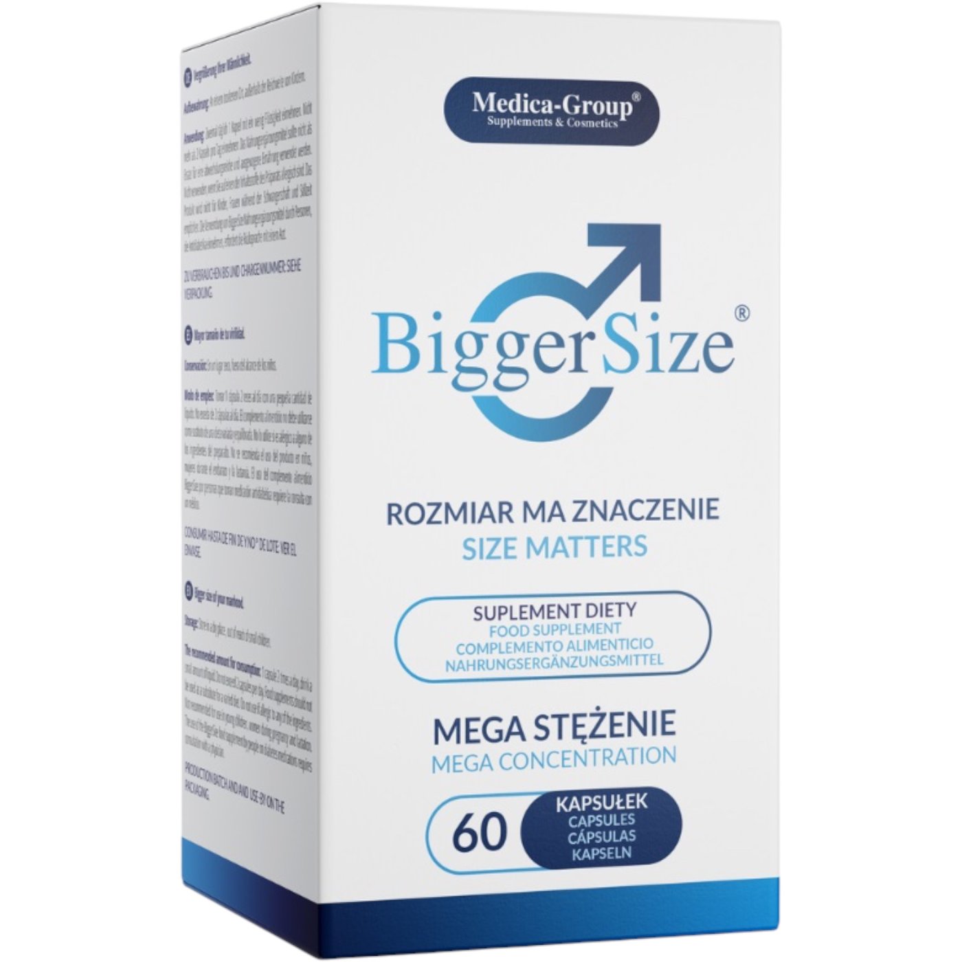 BiggerSize Erection Enhancer and Enlarger Capsules (60 Pack)