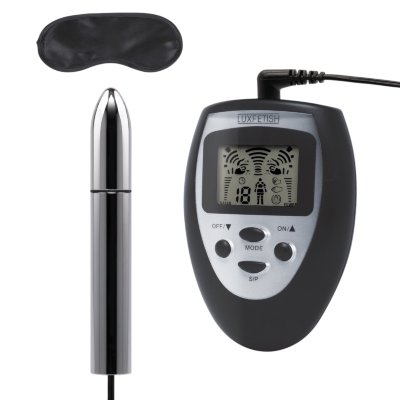Lux Fetish Electro-Sex Shock Wand With Remote Control