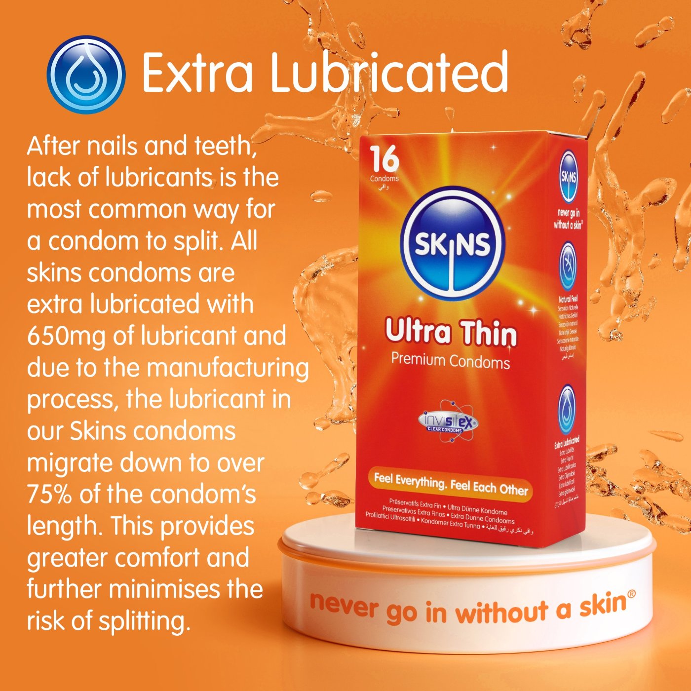 Skins Condoms Ultra Thin 16 Pack