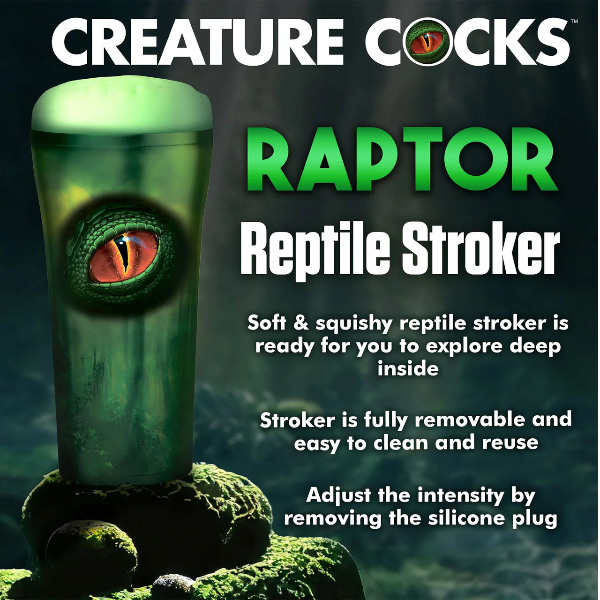 Creature Cocks Raptor Reptile Stroker Male Masturbator