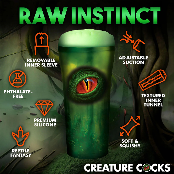 Creature Cocks Raptor Reptile Stroker Male Masturbator