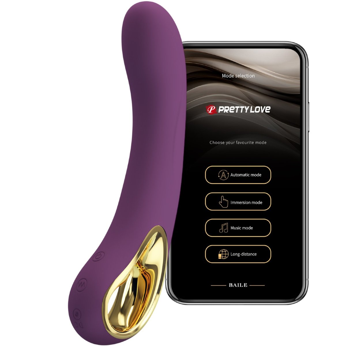 Pretty Love Ethan App Controlled Rechargeable G Spot Vibrator