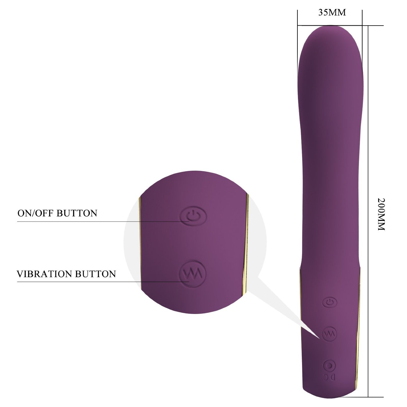 Pretty Love Ethan App Controlled Rechargeable G Spot Vibrator