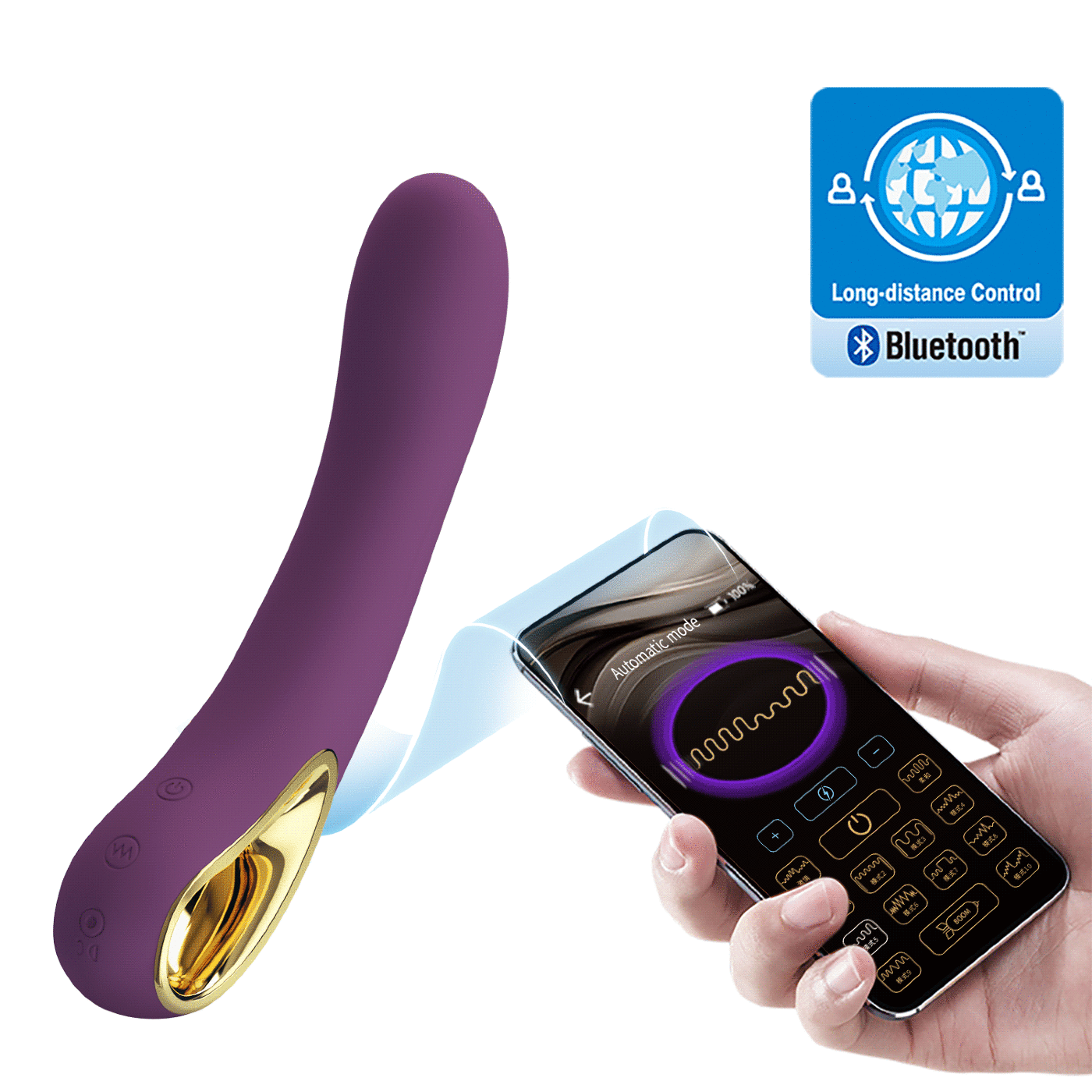 Pretty Love Ethan App Controlled Rechargeable G Spot Vibrator