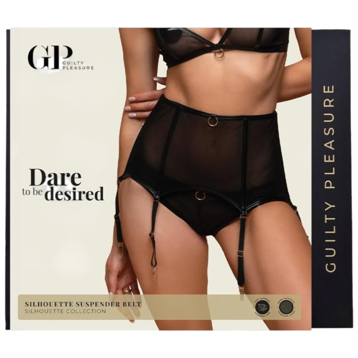 Guilty Pleasure Silhouete Suspender Belt