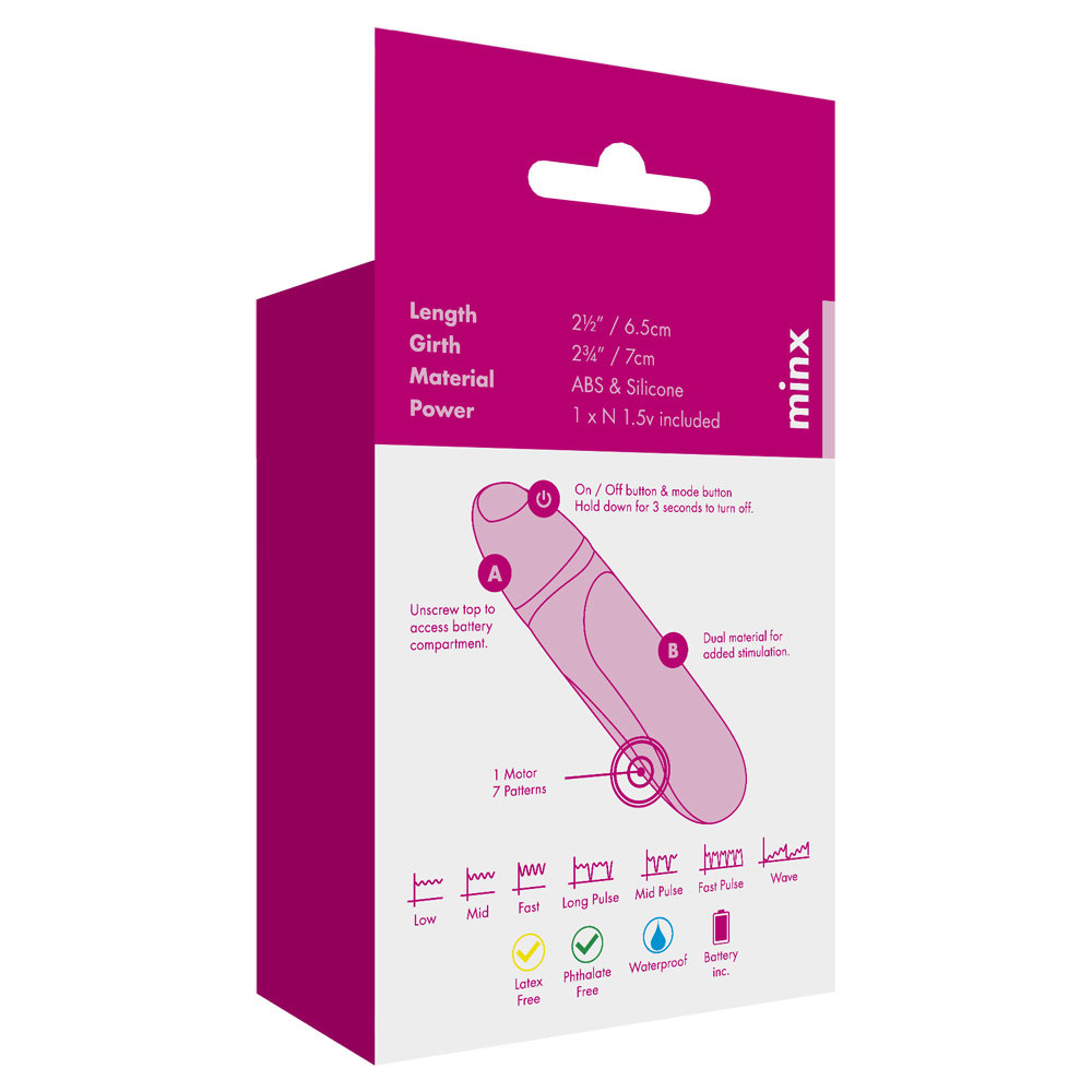 Minx Simplicity Bullet Vibrator Violet 2.5 Inch