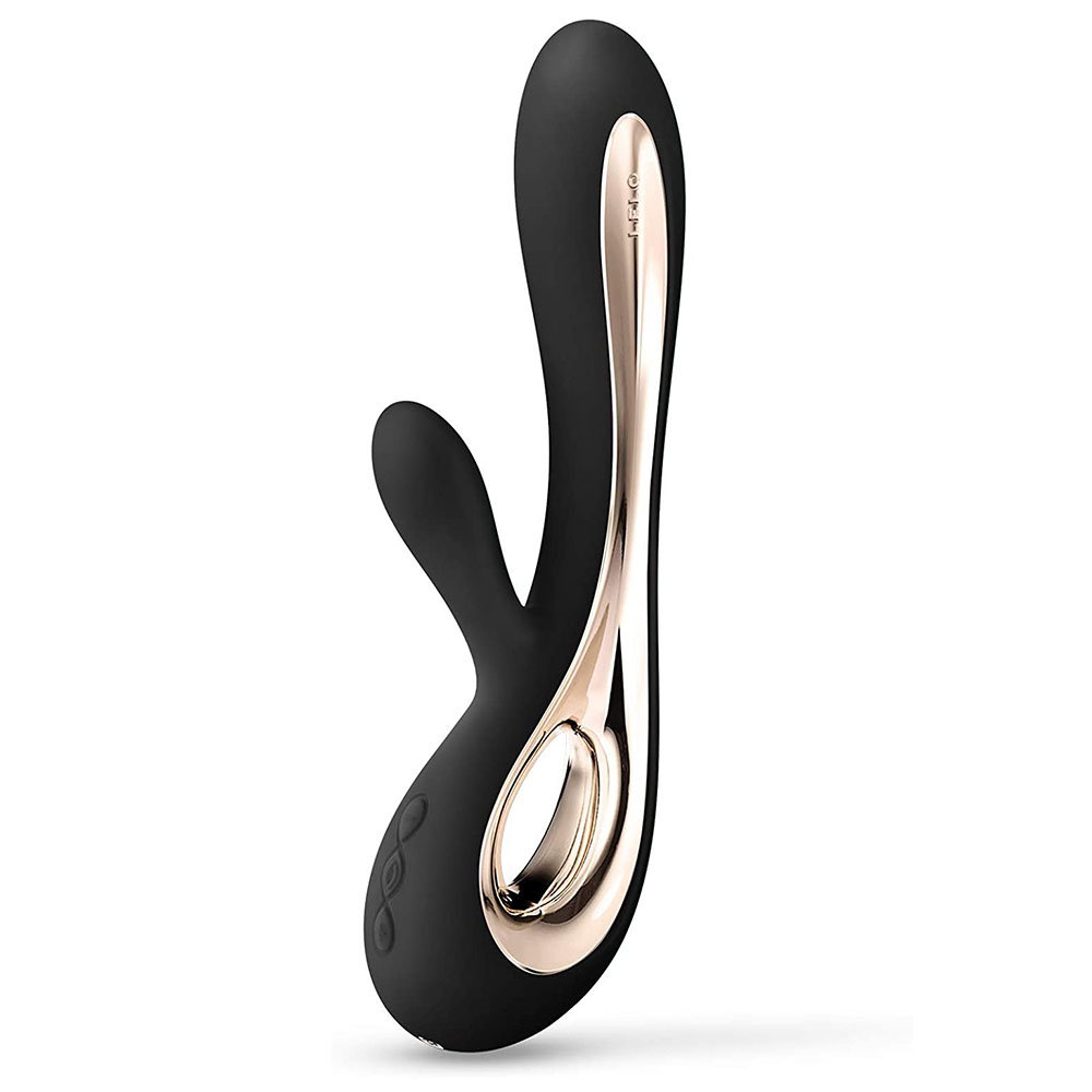 LELO Soraya 2 Rechargeable G-Spot and Clitoral Rabbit Vibrator Black