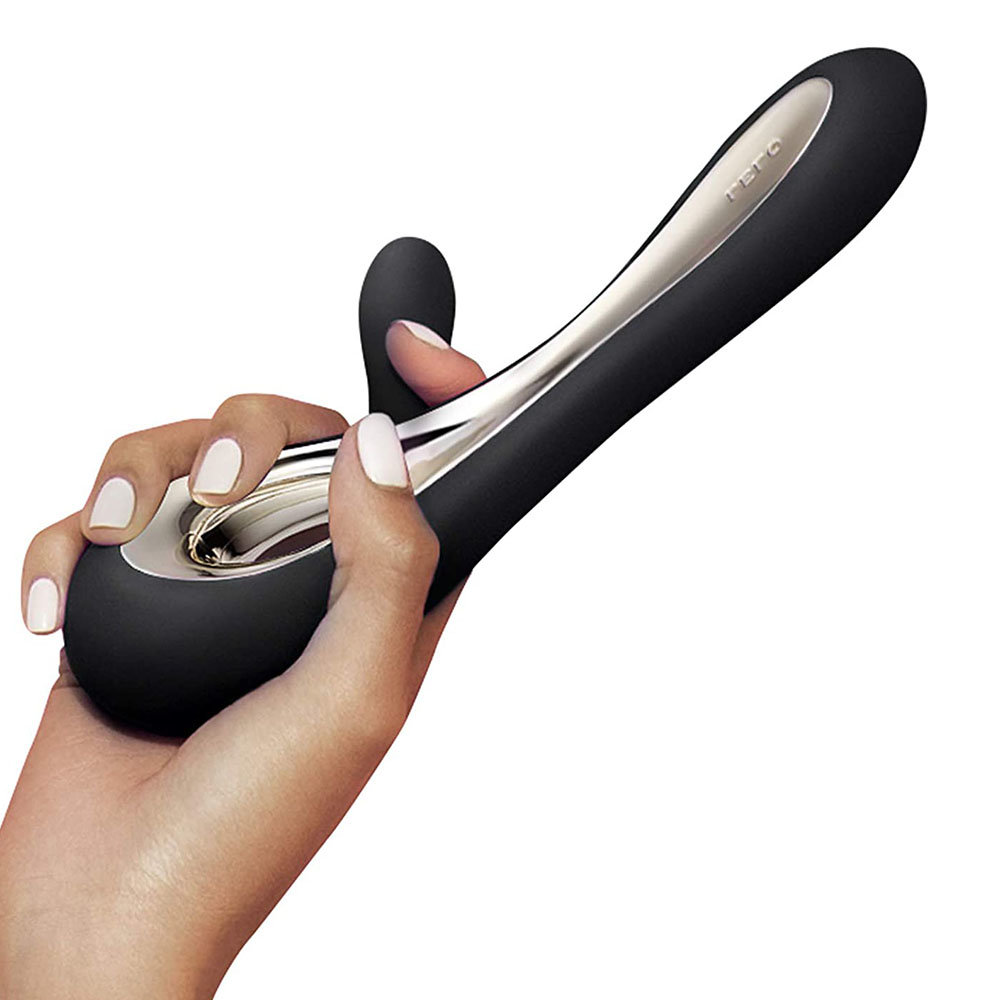 LELO Soraya 2 Rechargeable G-Spot and Clitoral Rabbit Vibrator Black