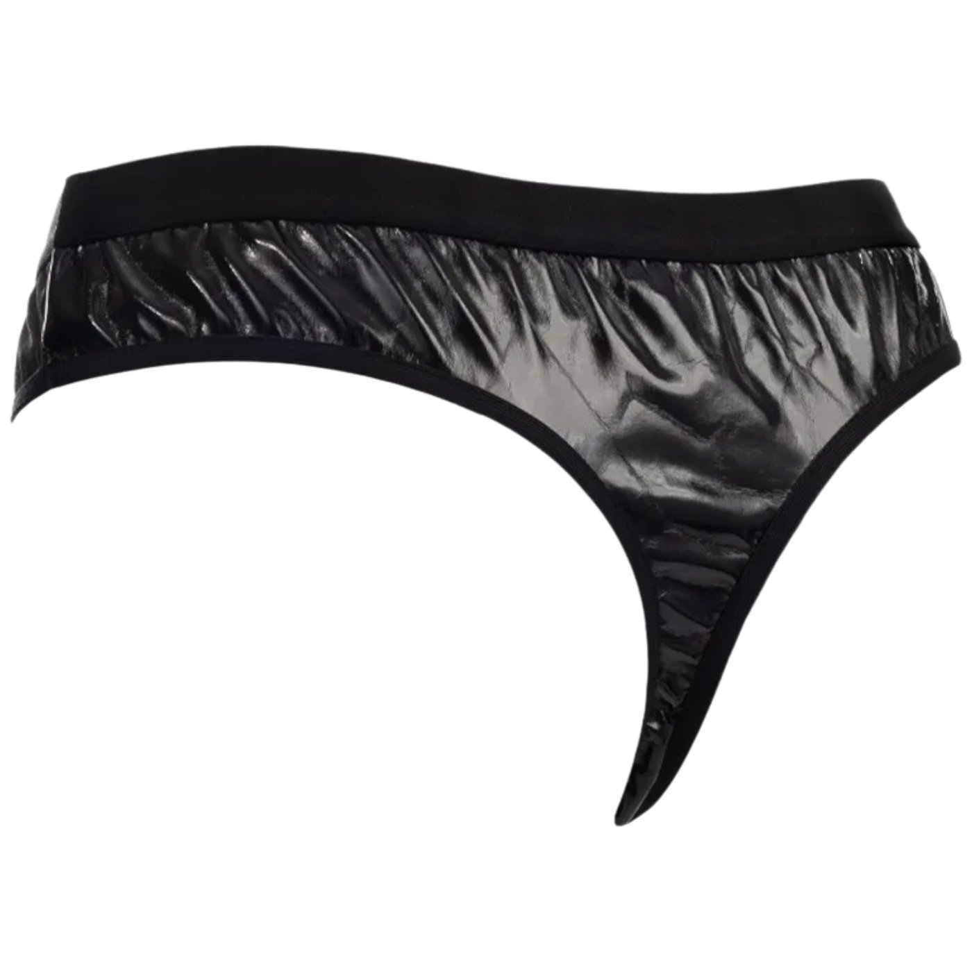 Rimba Men’s Black PVC Pouch G-String