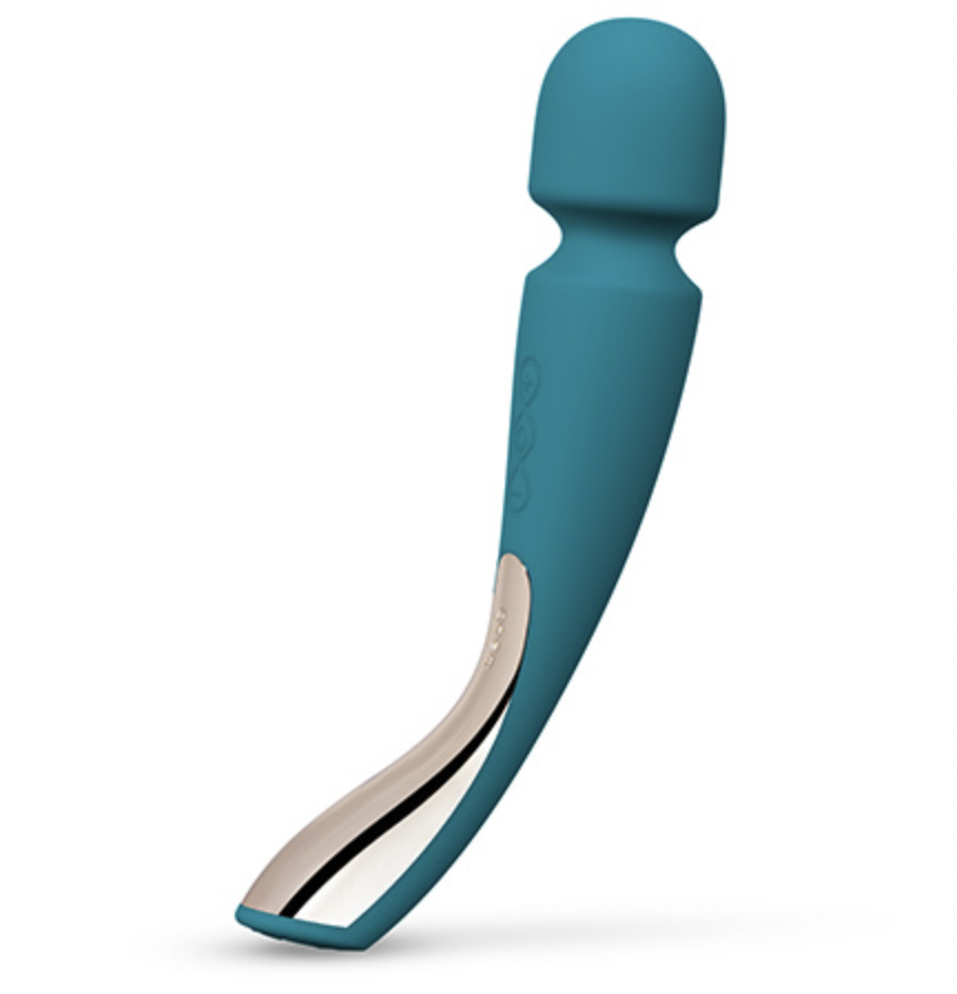 LELO Smart Wand 2 Medium Rechargeable Vibrator Ocean Blue