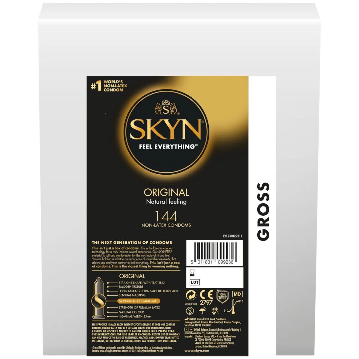 SKYN Original Non-Latex Condoms 144 Bulk Pack