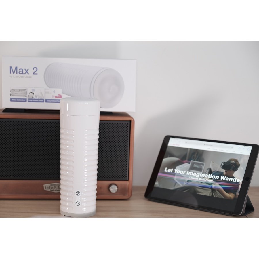 Lovense Max 2 App-Controlled Rechargeable Vibrating Male Masturbator