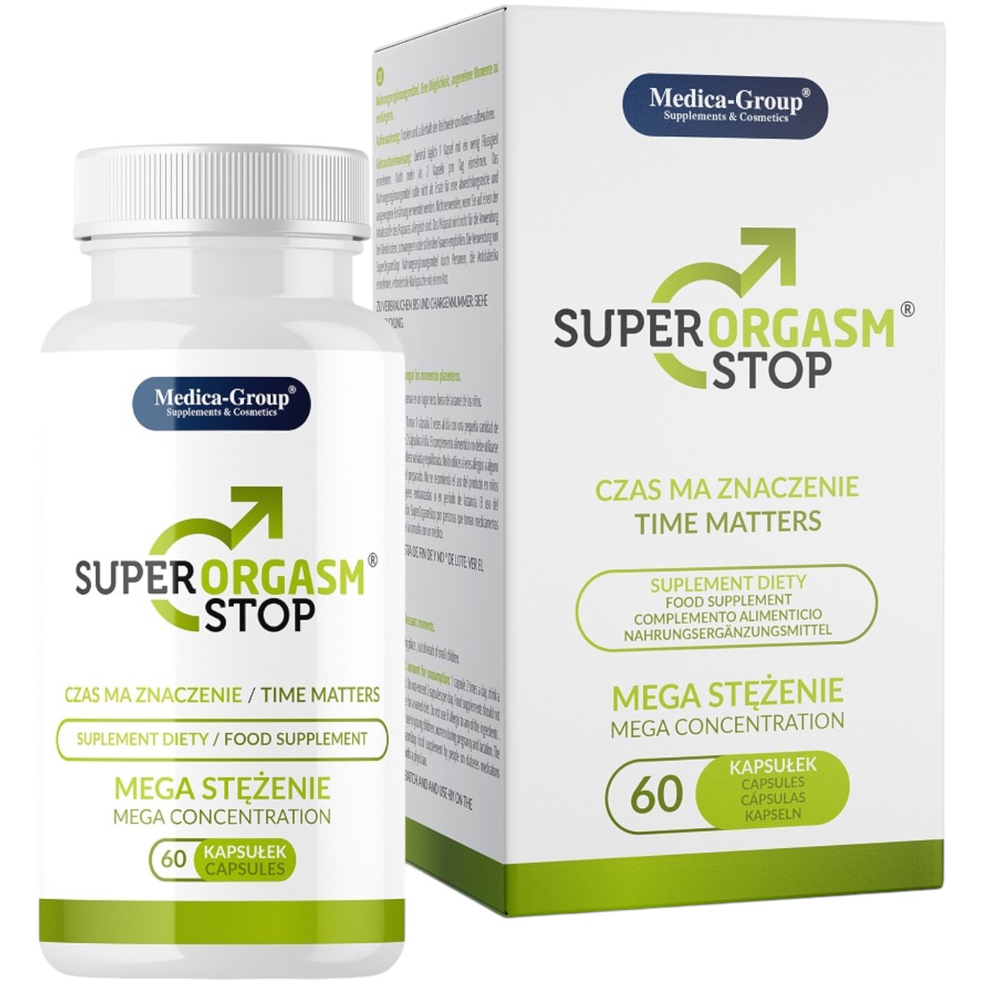 Super Orgasm Stop Delay Climax Capsules (60 Pack)