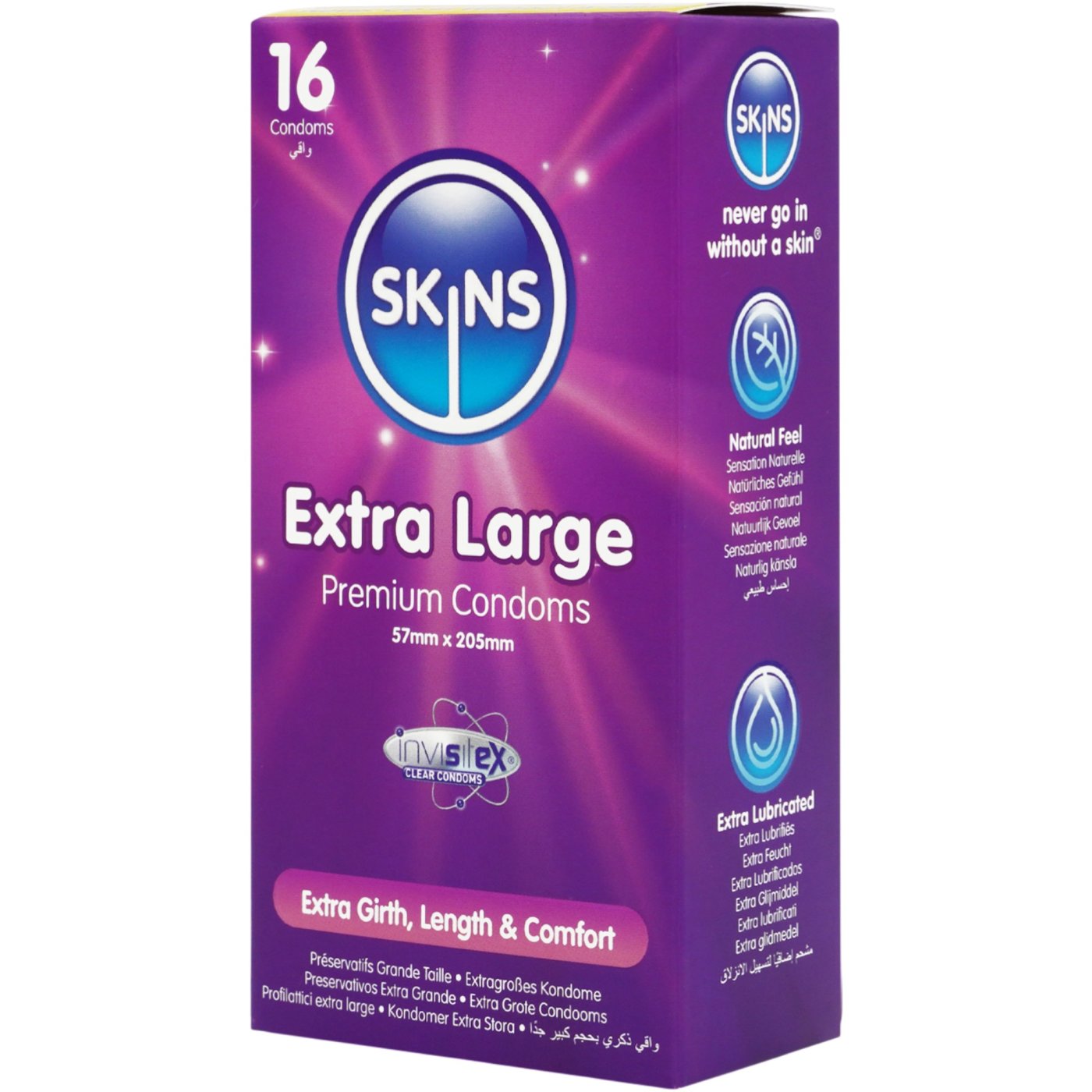 Skins Condoms Extra Large 16 Pack