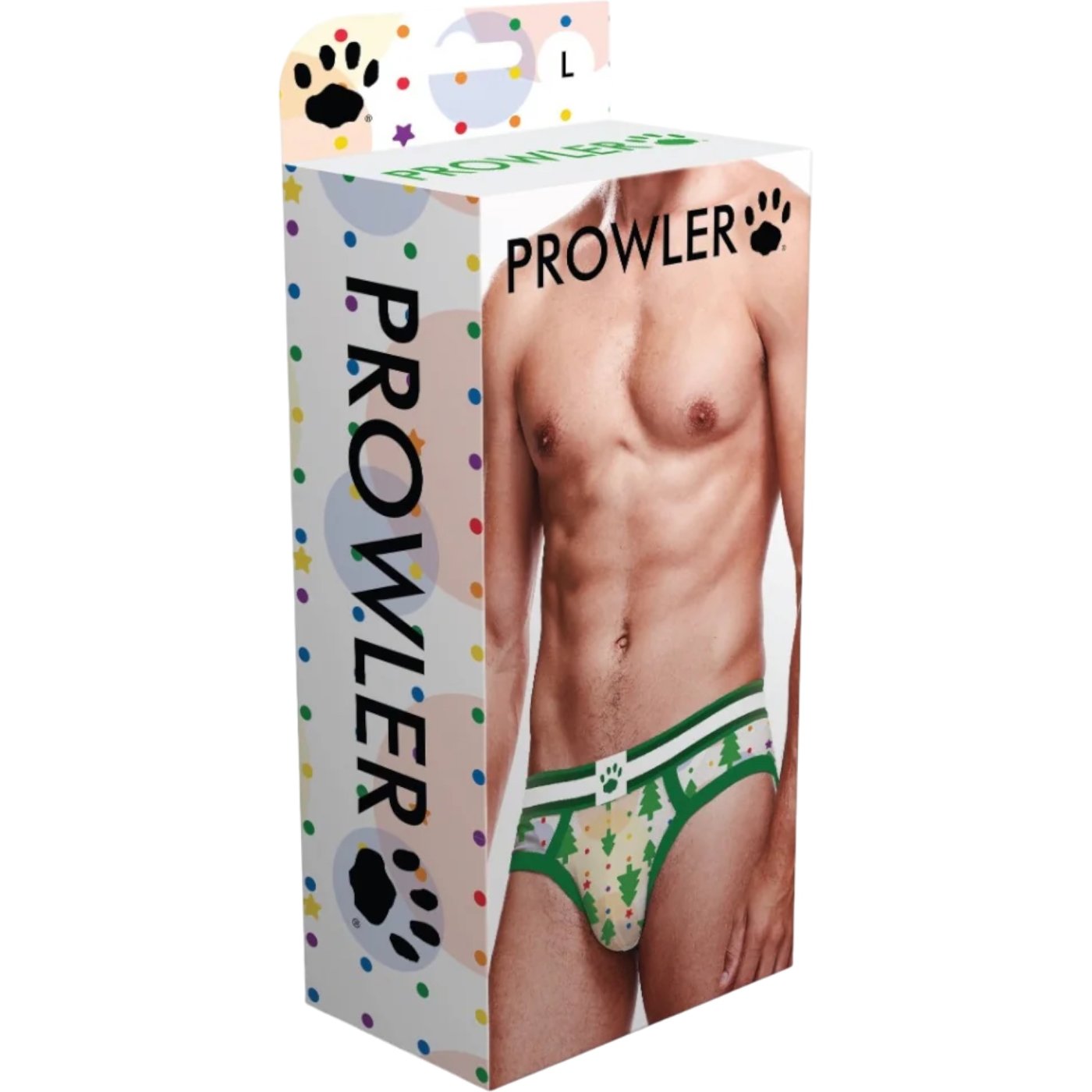 Prowler Trees & Polka Dots Brief Green