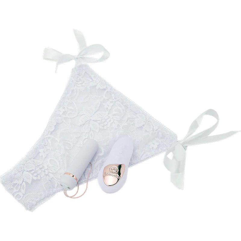 Nu Sensuelle Remote Control Pleasure Panty Vibrator White