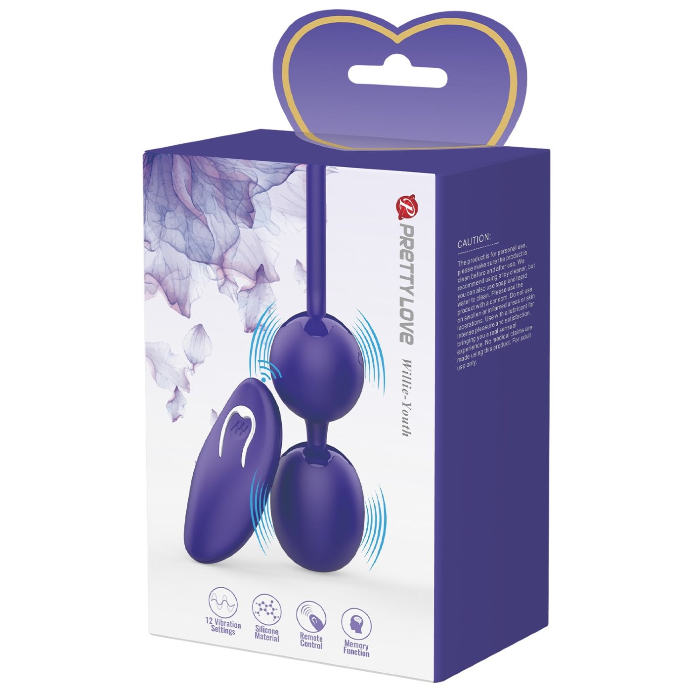 Pretty Love Willie Youth Remote Control Rechargeable Vibrating Kegel Balls
