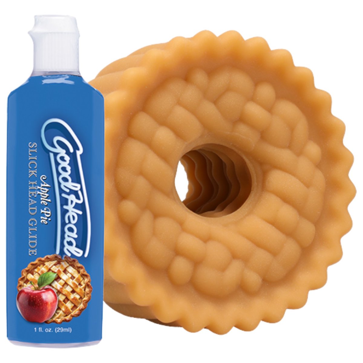 GoodHead Apple Pie Blowjob Set with Stroker & Slick Head Glide