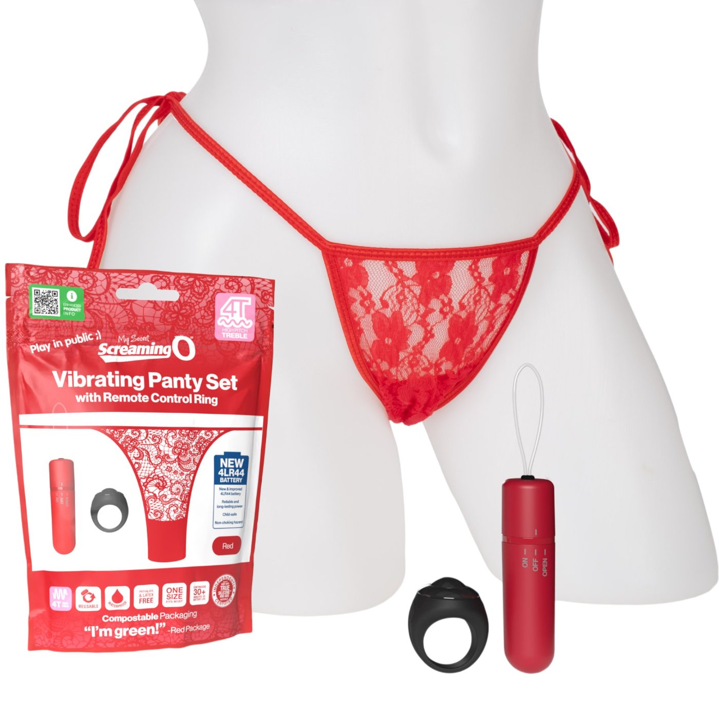 Screaming O My Secret 4T Remote Control Vibrating Panties Set