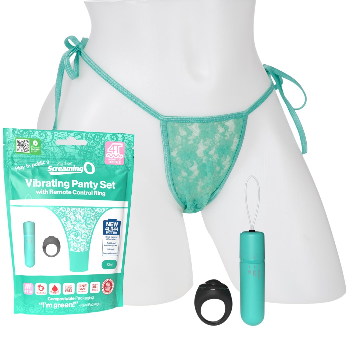 Screaming O My Secret 4T Remote Control Vibrating Panties Set