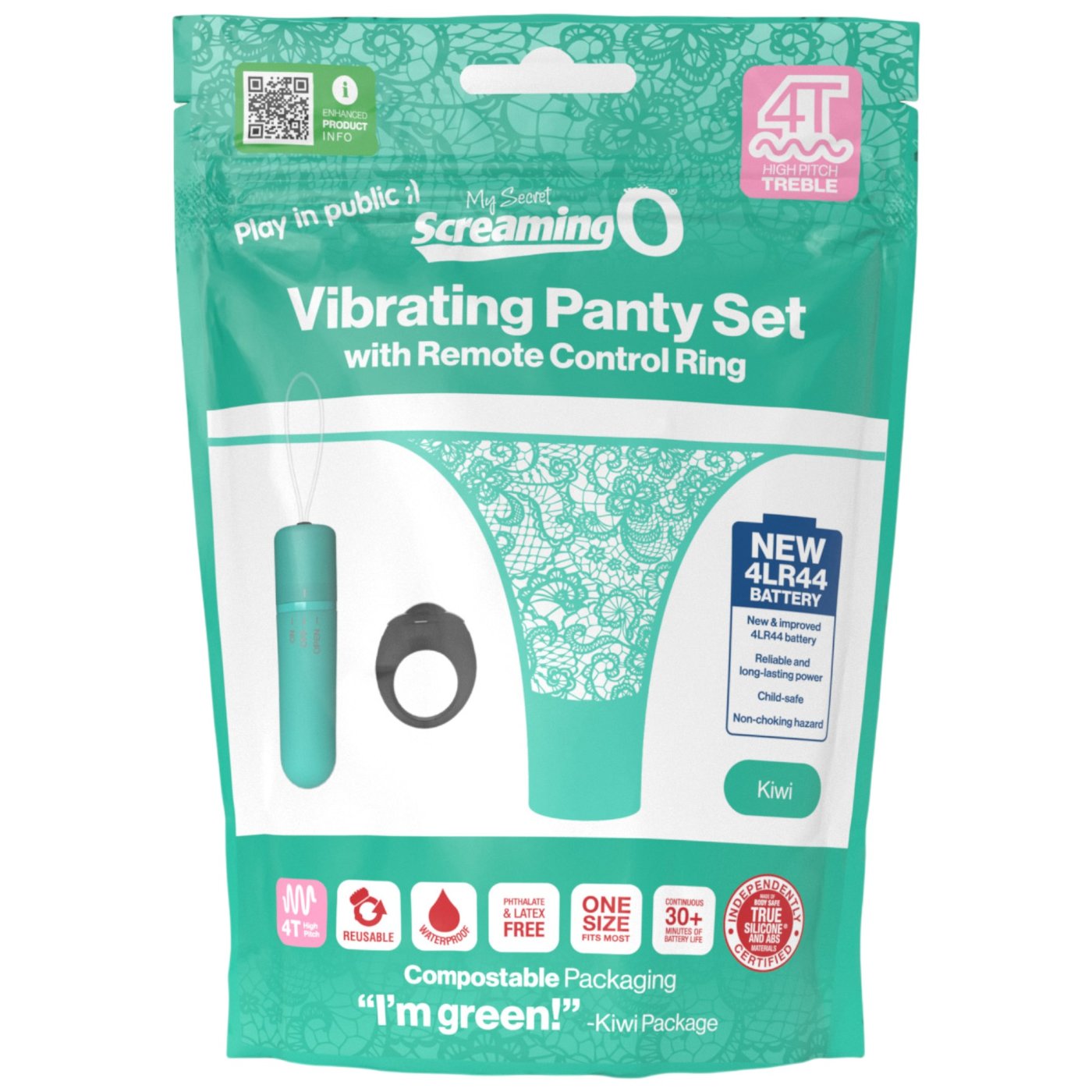 Screaming O My Secret 4T Remote Control Vibrating Panties Set